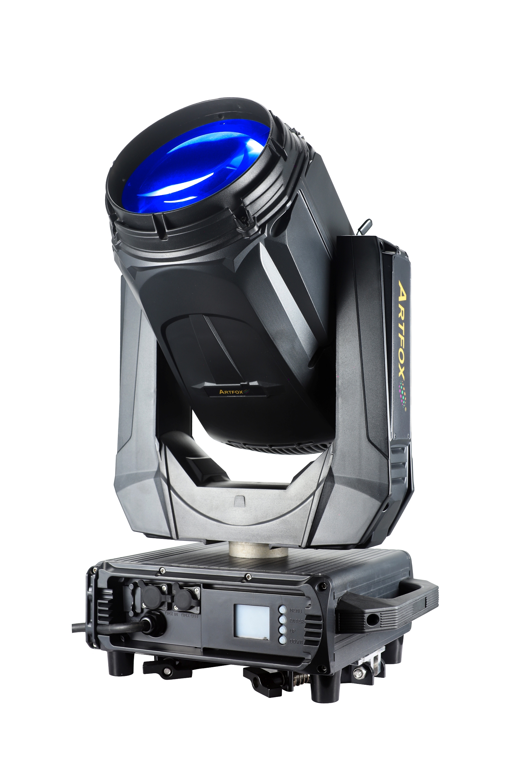 Moving Head:Laser 260w lamp, 16 colors+CMYK, 29 gobos, 5 prisms, IP65
